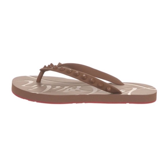 Christian Louboutin flip-flops
